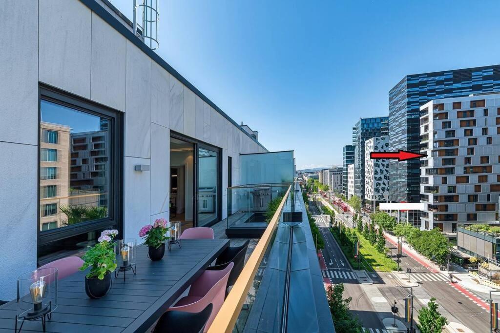 Modern 3Bed Room Sea View Apartment @ Oslo Barcode Zewnętrze zdjęcie